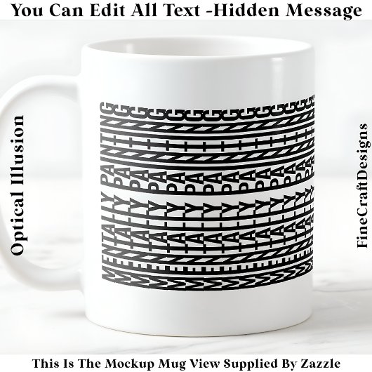Hidden Message For Any Hobby, Mentally 106B Kaffeetasse