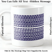 Hidden Message For Any Hobby, Mentally 106Blu Kaffeetasse