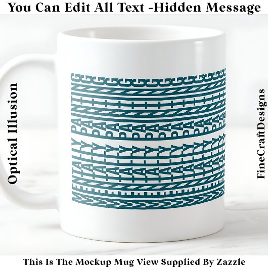 Hidden Message For Any Hobby, Mentally 106T Kaffeetasse