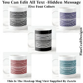 Hidden Message For Any Hobby, Mentally 106W Kaffeetasse