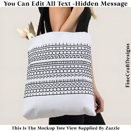 Hidden Message Love Your Soul, Custom 109B Quote Tasche