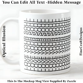 Hidden Message Love Your Soul, Custom 109Bb Quote Kaffeetasse