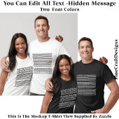 Hidden Message Love Your Soul, Custom 109Bl Quote T-Shirt