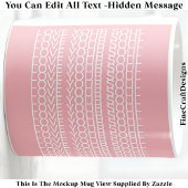 Hidden Message Love Your Soul, Custom 109P Quote Kaffeetasse