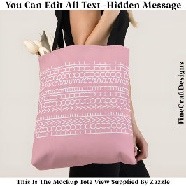 Hidden Message Love Your Soul, Custom 109P Quote Tasche