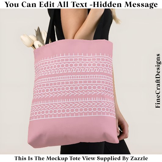 Hidden Message Love Your Soul, Custom 109P Quote Tasche