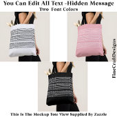 Hidden Message Love Your Soul, Custom 109P Quote Tasche