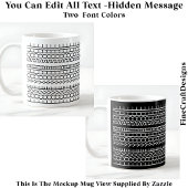 Hidden Message Love Your Soul, Custom 109Wb Quote Kaffeetasse