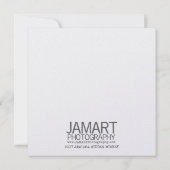 HIDDEN MOUSE 5.25 x 5.25 card Einladung (Rückseite)