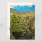 Hidden Oase Feiertagskarte (Vorne/Hinten)