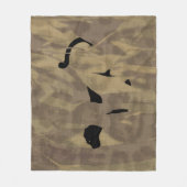 Hidden Panther Fleece Blanket (Vorderseite)