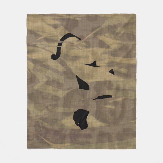 Hidden Panther Fleece Blanket (Vorderseite)