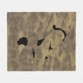 Hidden Panther Fleece Blanket (Vorderseite (Horizontal))