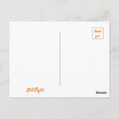 Hidden Poppy Postkarte (Rückseite)