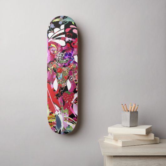 Hidden Skull Skateboard (Wandkunst)