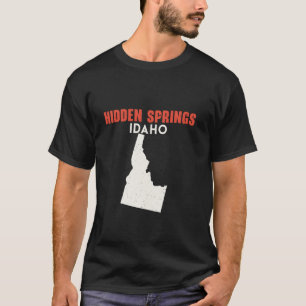 Hidden Springs Idaho USA Staat America Travel Idah T-Shirt