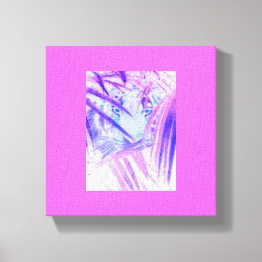 Hidden Tiger Leinwand (Vorderseite)