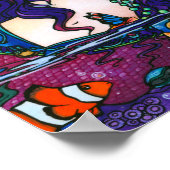 "Hidden Treasures" Mermaid Gyspy Fairy Fantasy Kun Poster (Ecke)