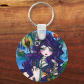 "Hidden Treasures" Mermaid-Schlüsselanhänger Schlüsselanhänger (Vorderseite)