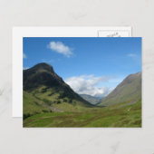 Hidden Valley Glencoe Schottland Postkarte (Vorne/Hinten)