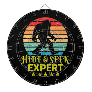 Hide and Seek Experte Bigfoot Funny Dartscheibe