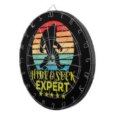 Hide and Seek Experte Bigfoot Funny Dartscheibe (Vorderseite rechts)