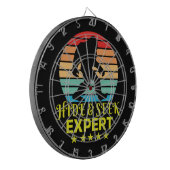 Hide and Seek Experte Bigfoot Funny Dartscheibe (Vorderseite Links)