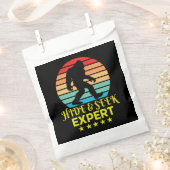 Hide and Seek Experte Bigfoot Funny Geschenktütchen (Ausgeschnitten)