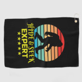 Hide and Seek Experte Bigfoot Funny Golfhandtuch (Horizontal)