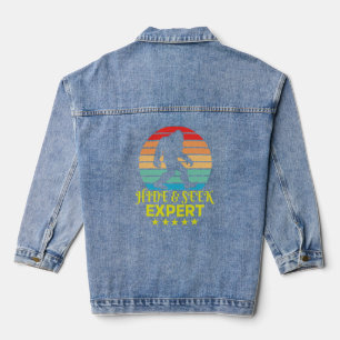 Hide and Seek Experte Bigfoot Funny Jeansjacke