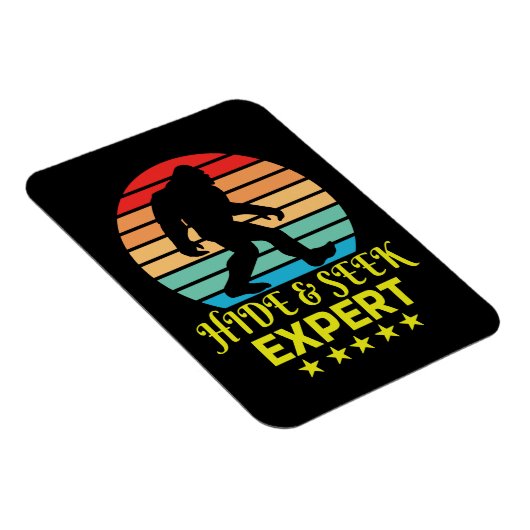 Hide and Seek Experte Bigfoot Funny Magnet (Rechte Seite)