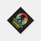 Hide and Seek Experte Bigfoot Funny Serviette (Ecke)