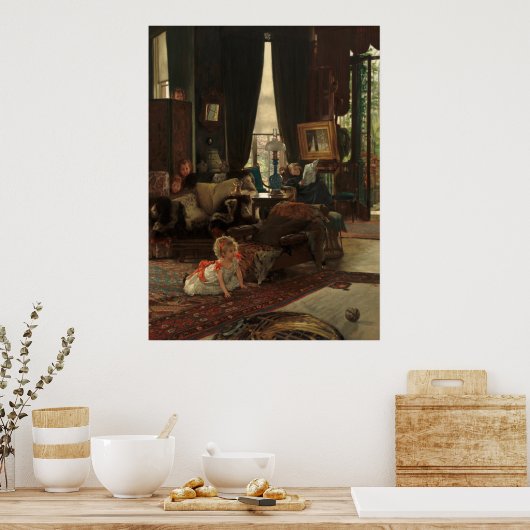 Hide and Seek - James Tissot Fine Art Poster (Küche)