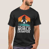 Hide and Seek World Champion Funny Bigfoot 2020 T T-Shirt (Vorderseite)
