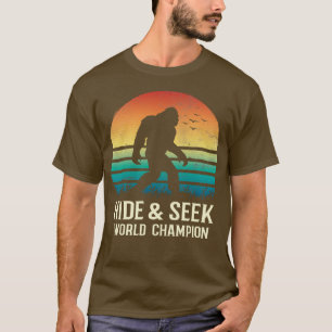 Hide and Seek World Champion Retro Vintag Silhoue T-Shirt