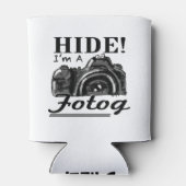 HIDE! Ich bin ein Fotograf Dosenkühler (Rückseite)