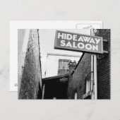 Hideaway Saloon Postkarte (Vorne/Hinten)
