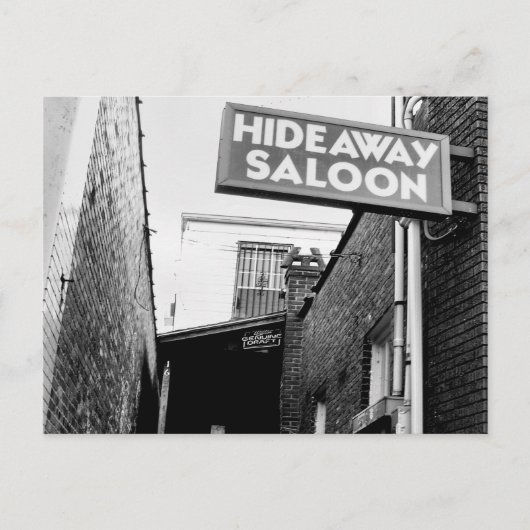 Hideaway Saloon Postkarte (Vorderseite)
