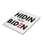 HIDEN VON BIDEN lustige Meme politische Joe Campai Fliese (Seite)
