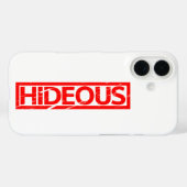 Hideous Briefmarke Case-Mate iPhone Hülle (Rückseite (Horizontal))