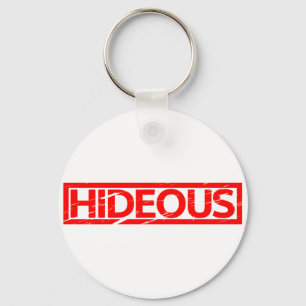 Hideous Briefmarke Schlüsselanhänger