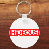 Hideous Briefmarke Schlüsselanhänger (Rückseite)