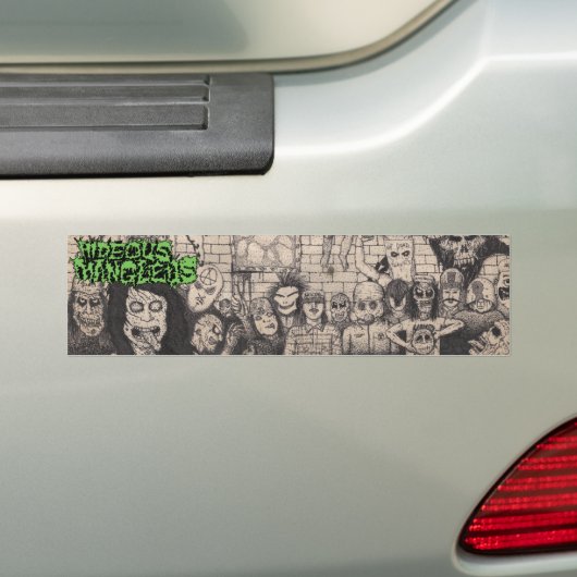 Hideous Mangleus-Bumpersticker Autoaufkleber (Auf Auto)