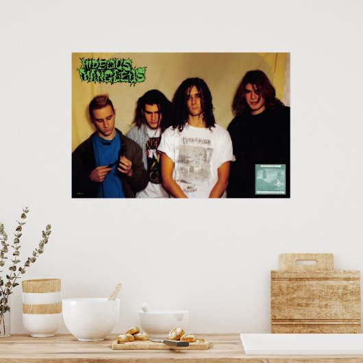 Hideous Mangleus "UnEarthing..." Poster (Küche)