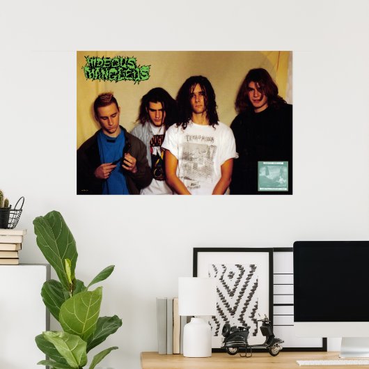 Hideous Mangleus "UnEarthing..." Poster (Heimbüro)