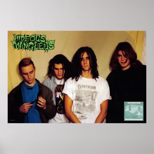 Hideous Mangleus "UnEarthing..." Poster (Vorne)