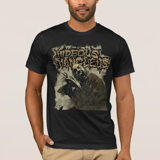 Hideous Mangleus Vampire Design (verwittert) T-Shirt (Vorderseite)