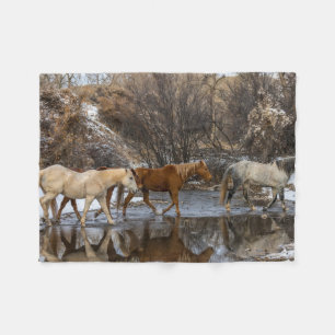 Hideout Horse Ranch Fleecedecke