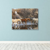 Hideout Horse Ranch Leinwanddruck (Insitu (Holzboden))
