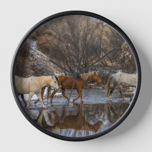 Hideout Horse Ranch Uhr (Vorderseite)